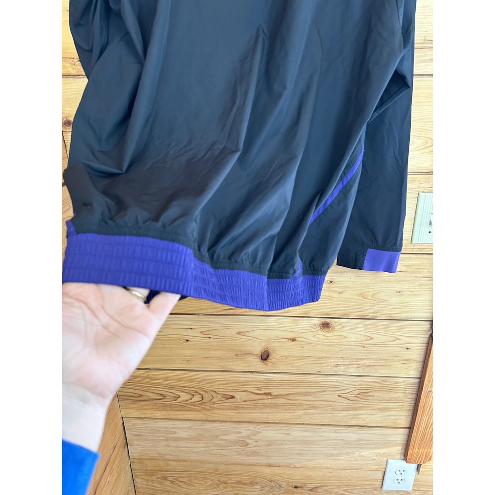 Nike Team Washington Huskies NikeFIT Storm Windbreaker Jacket Black Purple Large - Picture 10 of 13